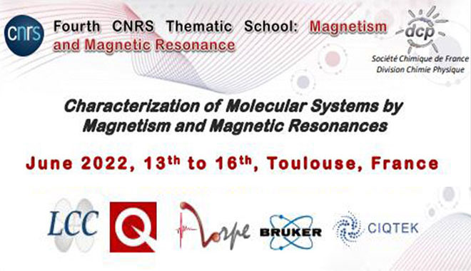 CIQTEK sponsorise l'École thématique CNRS 2022 (Magnétisme et résonances magnétiques) à Toulouse, France