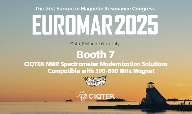 CIQTEK au 21e Congrès européen de résonance magnétique EUROMAR 2025, stand n° 7