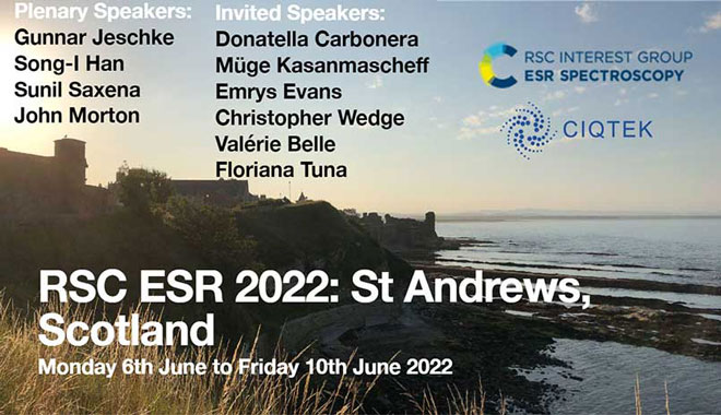 CIQTEK participera à l'International RSC ESR 2022 à St Andrews, en Écosse